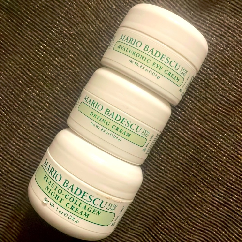 Bundle Mario Badescu Hyaluronic Eye, Drying Cream, & Elasto-Collagen Night Cream